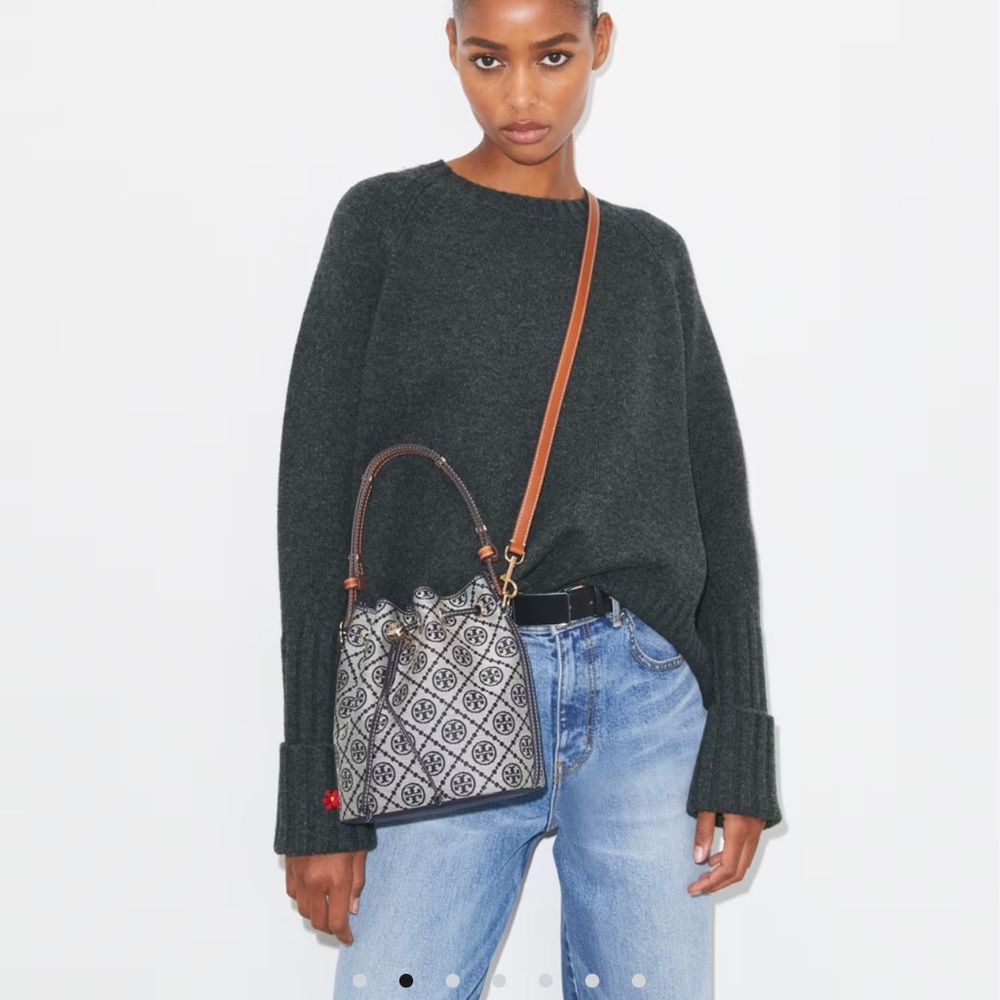 Tory Burch Monochrome Patterned Crossbody Bag